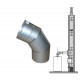 Koleno 60 st.  napojovací koleno,  vložka  nerez  tl. 0,6 mm 