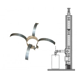 Objímka středící nerezová k vystředění rour 