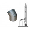 Koleno 30 st. Komínová vložka nerez tl. 1,0 mm 