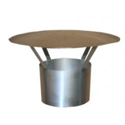 Nerezová Meidingerova hlava na komín 