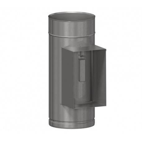 Dvířkový - čistící díl s vnitřní krytkou,  Komínová vložka nerez tl. 1,0 mm 